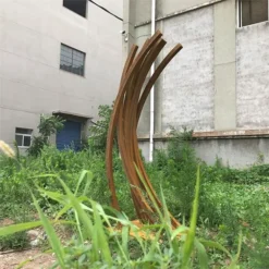 Outdoor Garden Steel Abstract Sculpture -Fire Pit And BBQ Shop 21189588251