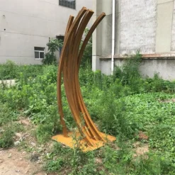 Outdoor Garden Steel Abstract Sculpture -Fire Pit And BBQ Shop 21195055577