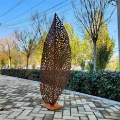 Customized Steel Leaf Arts Sculpture