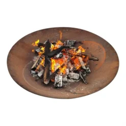 Corten Steel Fire Pit Outdoor Fire Bowl Garden BBQ Bowl -Fire Pit And BBQ Shop 58349303243