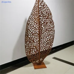 CORTEN STEEL LEAF SCULPTURES