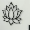 Lotus Flower Large Outdoor Metal Wall Art