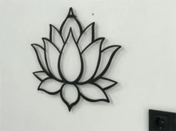 Lotus Flower Large Outdoor Metal Wall Art
