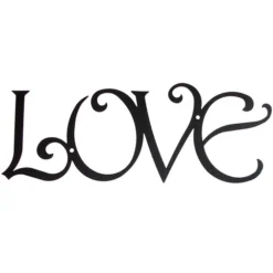 Love Metal Wall Artwork