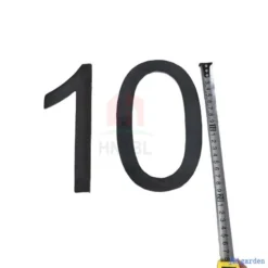 Metal Numbers- RUSTY Or NATURAL Steel Finish