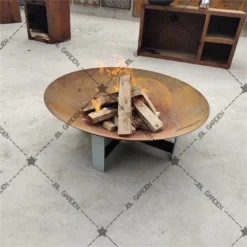 New Square Corten Steel Fire Pit