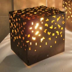 Rusty Corten Bollard Lights