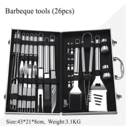 Stainless Steel Grill Tool Set -Fire Pit And BBQ Shop stainless steel grill tool set54030468038